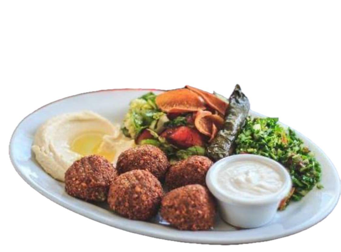 9. Veggie Falafel Plate