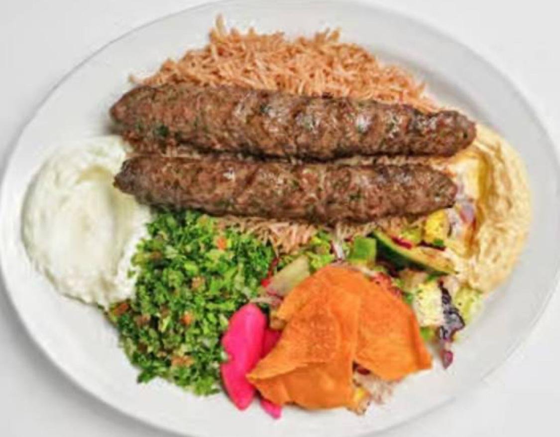 4. Grilled Shish Ground Beef Kebab